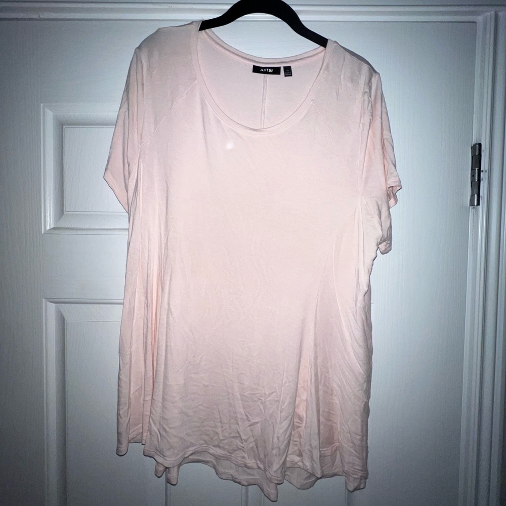 APT 9, Size XL, Light Pink, Rayon shirt.